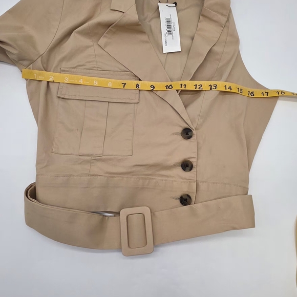 The drop Stylish Beige Top Size Small - Picture 6 of 10